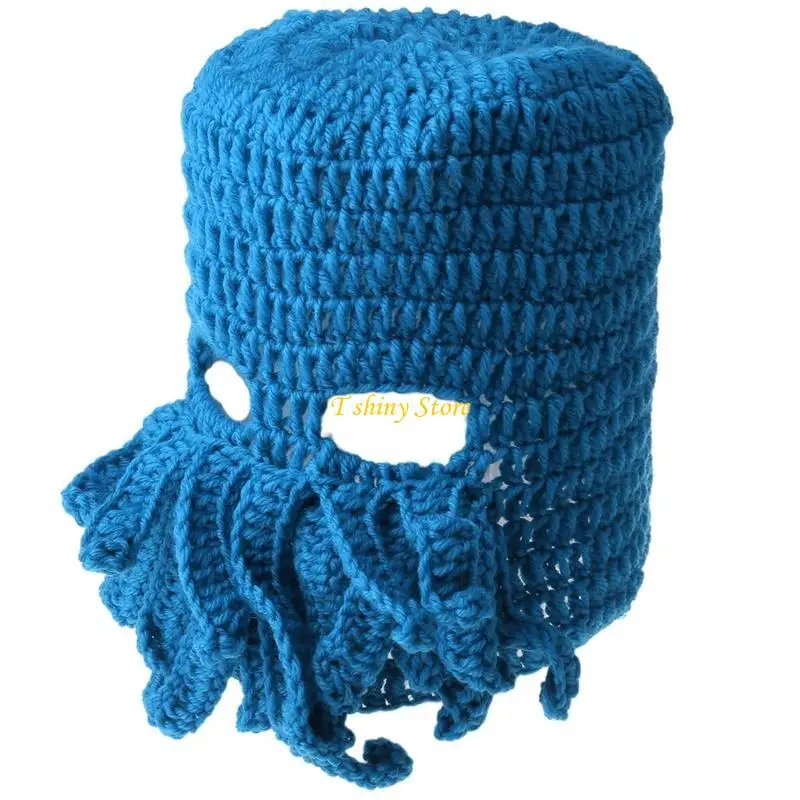 N58F креативный забавный головной убор в виде осьминога антистатическая вязаная шапка на день рождения
N58F креативный забавный головной убор в виде осьминога антистатическая вязаная шапка на день рождения