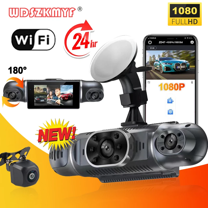 4 Lens WIFI DashCam for Cars Video Recorder 1080P Car Dvr Rear View Camera Night Vision Parking Monitor Black Box Car Assecories
4 Lens WIFI DashCam for Cars Video Recorder 1080P Car Dvr Rear View Camera Night Vision Parking Monitor Black Box Car Assecories