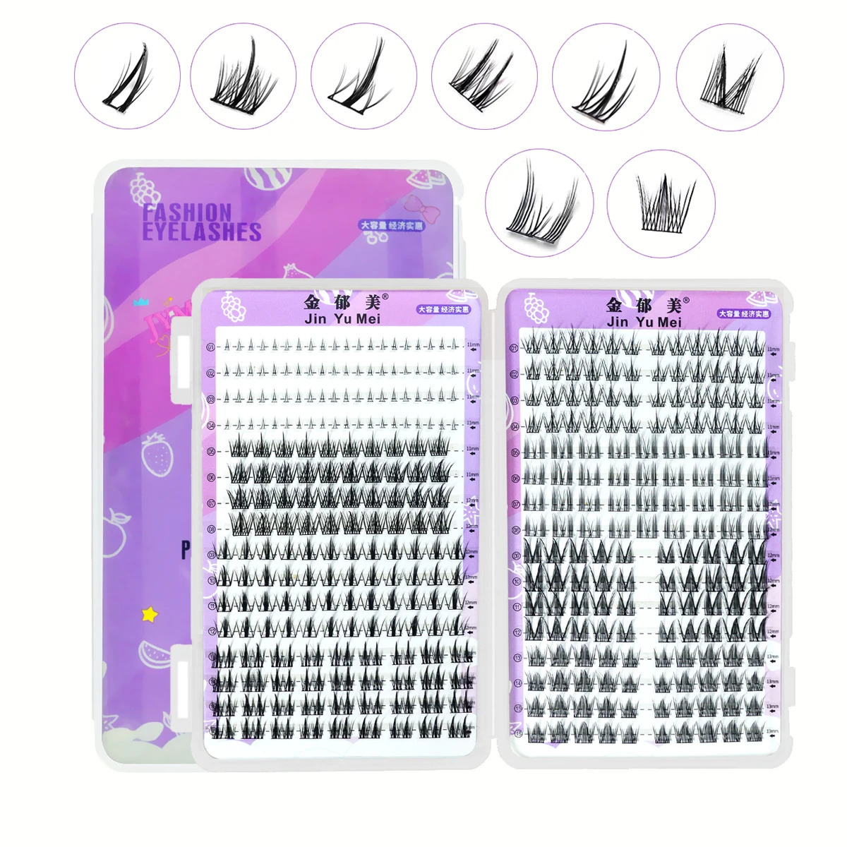DIY False Eyelashes Mix 32 Rows High-capacity Natural Eyelash Extension Lashes Cluster Multi Style Fusion Professional Makeup
DIY False Eyelashes Mix 32 Rows High-capacity Natural Eyelash Extension Lashes Cluster Multi Style Fusion Professional Makeup