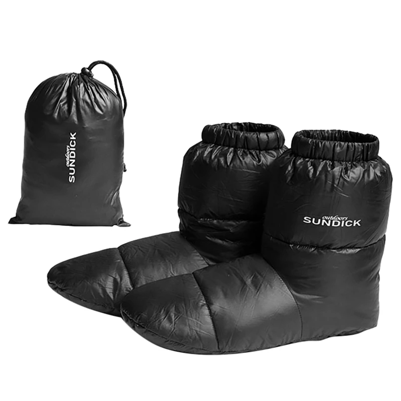 SUNDICK Down Booties Warm Socks Outdoor Indoor Tent Warm Soft Boots Outdoor Camping Sleeping Bag Indoor Slippers Soft Cozy
SUNDICK Down Booties Warm Socks Outdoor Indoor Tent Warm Soft Boots Outdoor Camping Sleeping Bag Indoor Slippers Soft Cozy