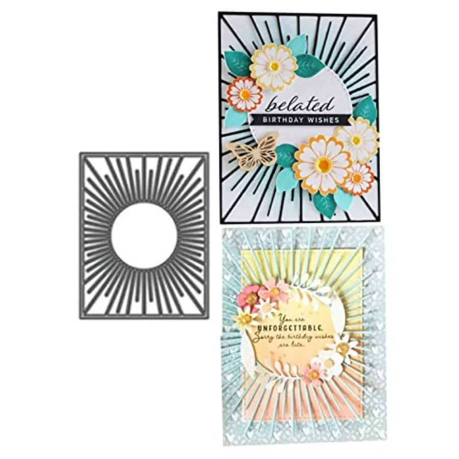 Cutting Dies Metal Stencils Scrapbooking Tool DIY Craft Carbon Steel Embossing Template for Paper Card Making Sunrise Backgroun
Cutting Dies Metal Stencils Scrapbooking Tool DIY Craft Carbon Steel Embossing Template for Paper Card Making Sunrise Backgroun