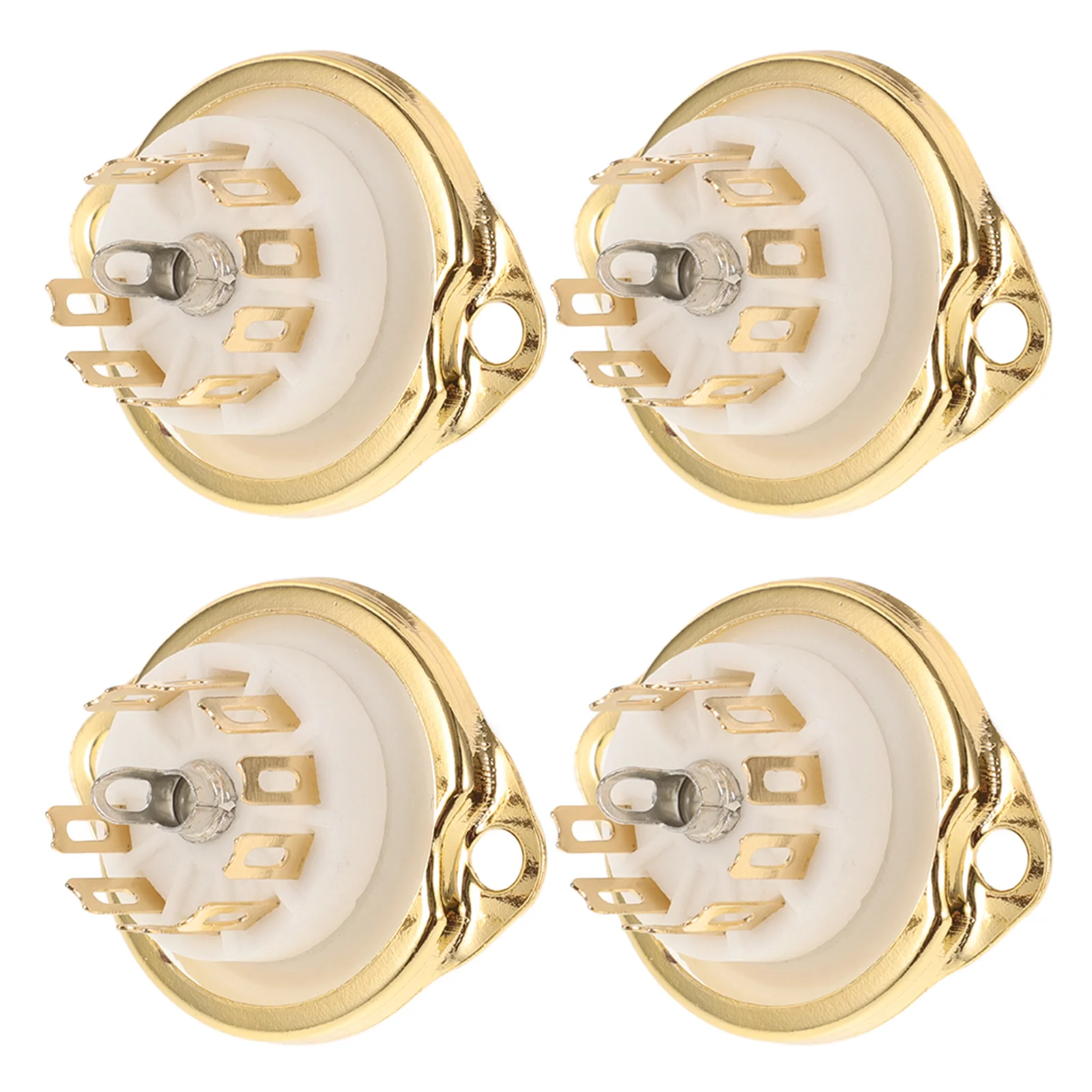 4pcs 9-Pin Ceramic Sockets High-Temperature Resistant Replacement Amplifier Vacuum Tube Sockets Electronic Plated Audio
4pcs 9-Pin Ceramic Sockets High-Temperature Resistant Replacement Amplifier Vacuum Tube Sockets Electronic Plated Audio