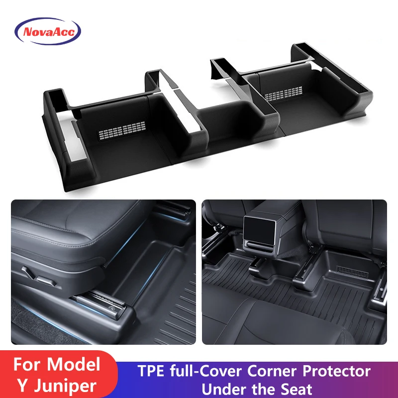 For 2025 Tesla Model Y Juniper Seat Slide Rail Pad Cover Underseat Protector TPE Seat Kick Wrap Kits Anti-Kick Case Shells
For 2025 Tesla Model Y Juniper Seat Slide Rail Pad Cover Underseat Protector TPE Seat Kick Wrap Kits Anti-Kick Case Shells