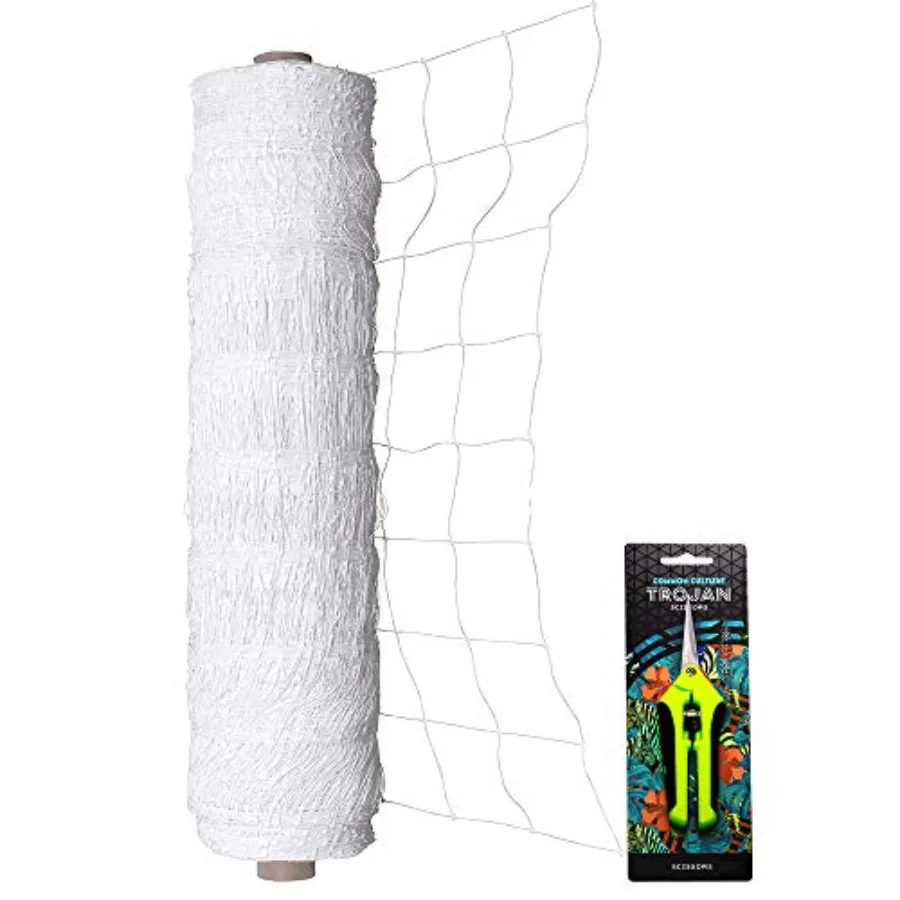 Professional Grade Trellis Netting Bulk Roll for indoor/outdoor gardening, polypropylene, black, 4ft x 4920ft, 6 squares, heavy
Professional Grade Trellis Netting Bulk Roll for indoor/outdoor gardening, polypropylene, black, 4ft x 4920ft, 6 squares, heavy