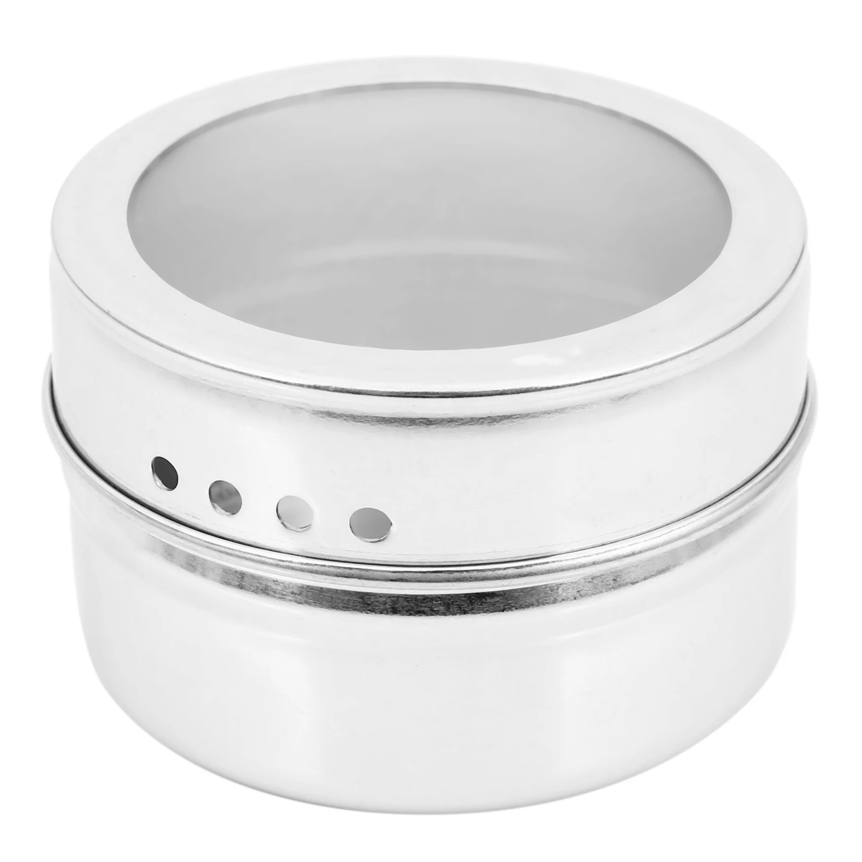 ABVT-12Pcs / Set Clear Lid Magnetic Spice Jar Stainless Steel Spice Sauce Storage Container Pots Kitchen Condiment Holder
ABVT-12Pcs / Set Clear Lid Magnetic Spice Jar Stainless Steel Spice Sauce Storage Container Pots Kitchen Condiment Holder
