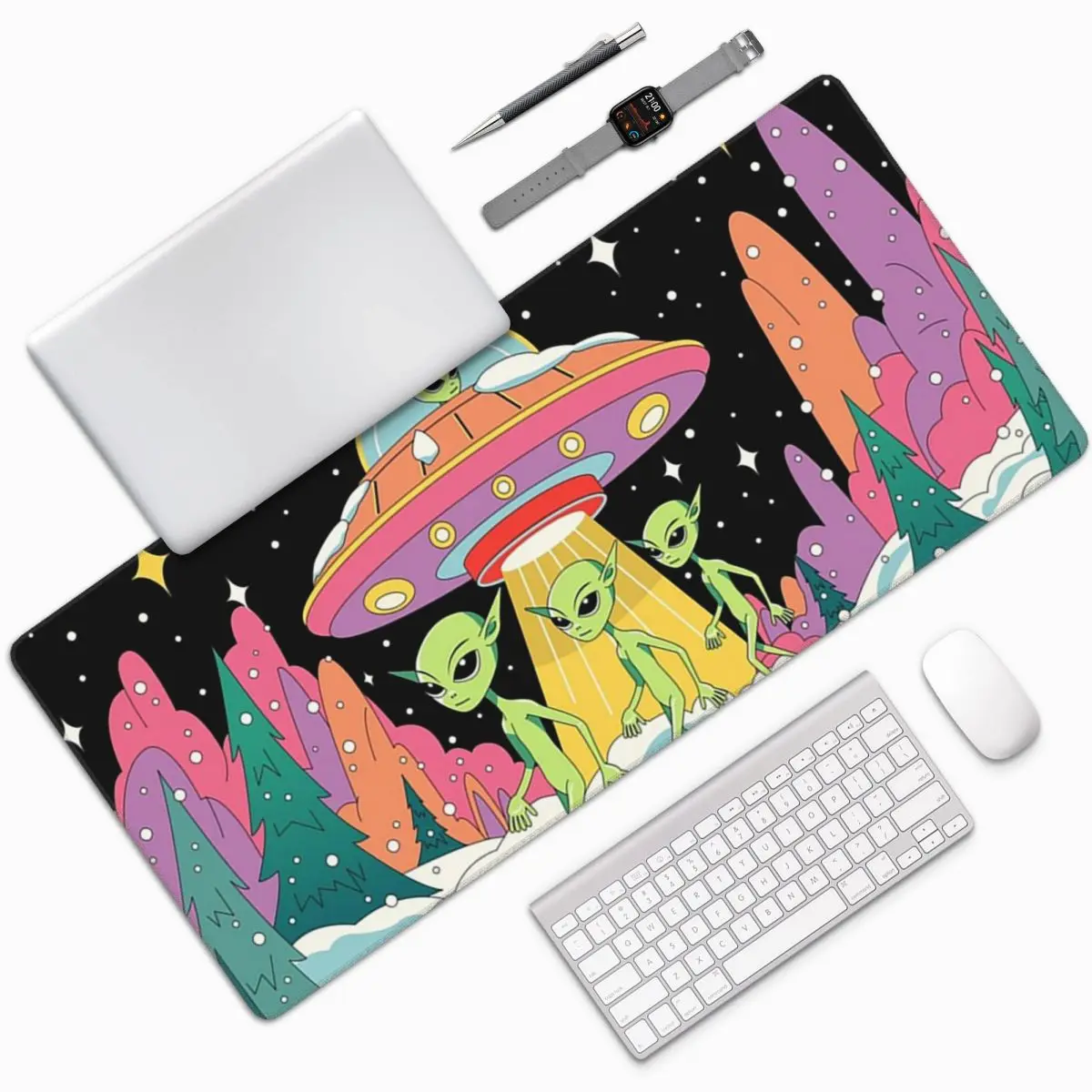 Fantasy UFO And Alien Landscape Large Mouse Pad Computer Keyboard Mouse Mat PC Laptop Desk Mat Office Accessories Table Mats
Fantasy UFO And Alien Landscape Large Mouse Pad Computer Keyboard Mouse Mat PC Laptop Desk Mat Office Accessories Table Mats