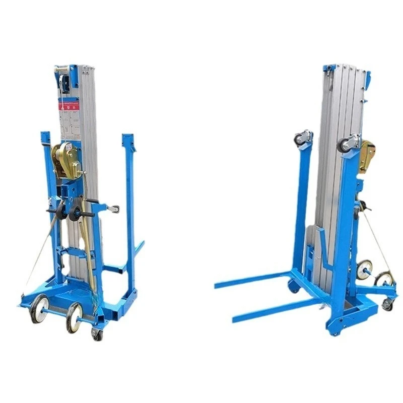 300Kg raised 3.5 meters aluminum hand lift, exhibition lift
300Kg raised 3.5 meters aluminum hand lift, exhibition lift