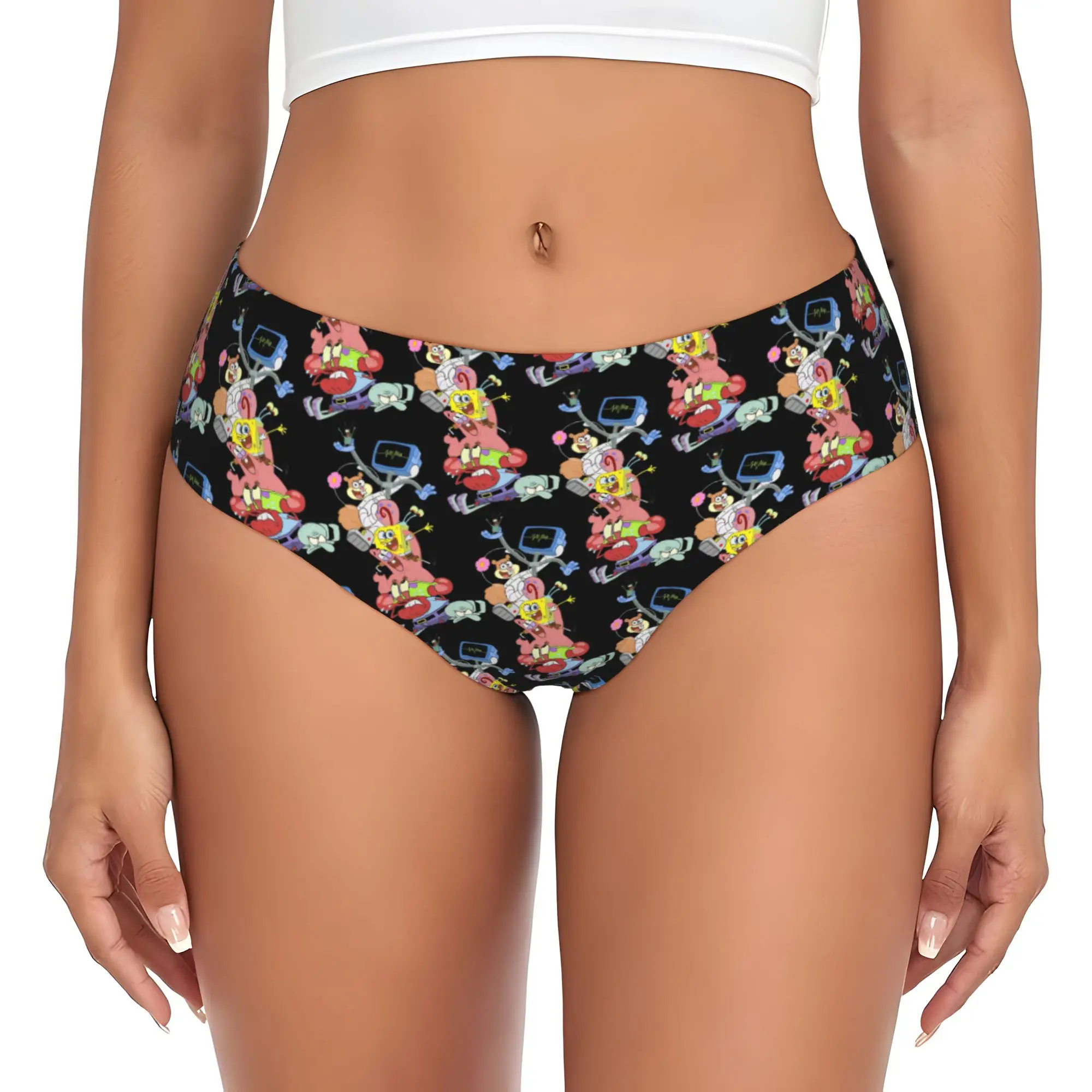 Custom Women S-Sponges Anime Bobes Brief Panties Female Stretch Cartoon Underwear Underpants
Custom Women S-Sponges Anime Bobes Brief Panties Female Stretch Cartoon Underwear Underpants