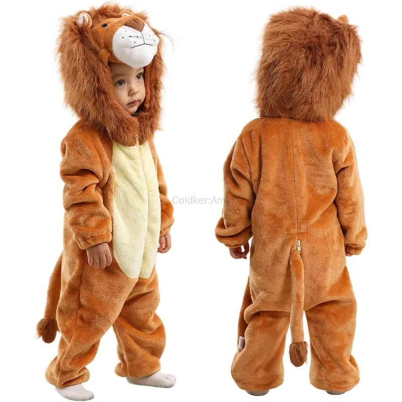 Christmas Costumes Infants Toddlers Halloween Cosplay Lion Costume Kids' Animal Jumpsuit Outfit Snowsuit
Christmas Costumes Infants Toddlers Halloween Cosplay Lion Costume Kids' Animal Jumpsuit Outfit Snowsuit