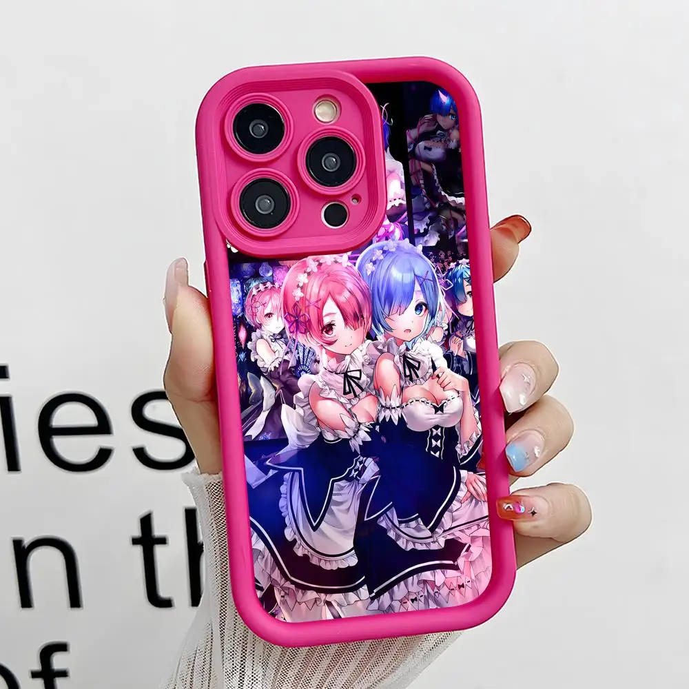ReZero Rem Ram Phone Case for iPhone 17 16 15 14 13 12 11 Air Pro Max Plus Red Soft TPU Shockproof Cover
ReZero Rem Ram Phone Case for iPhone 17 16 15 14 13 12 11 Air Pro Max Plus Red Soft TPU Shockproof Cover