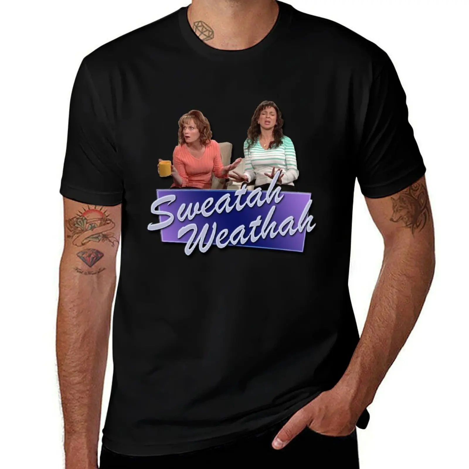 Sweatah Weathah T-Shirt Large Size Casual Short Sleeve Top
Sweatah Weathah T-Shirt Large Size Casual Short Sleeve Top