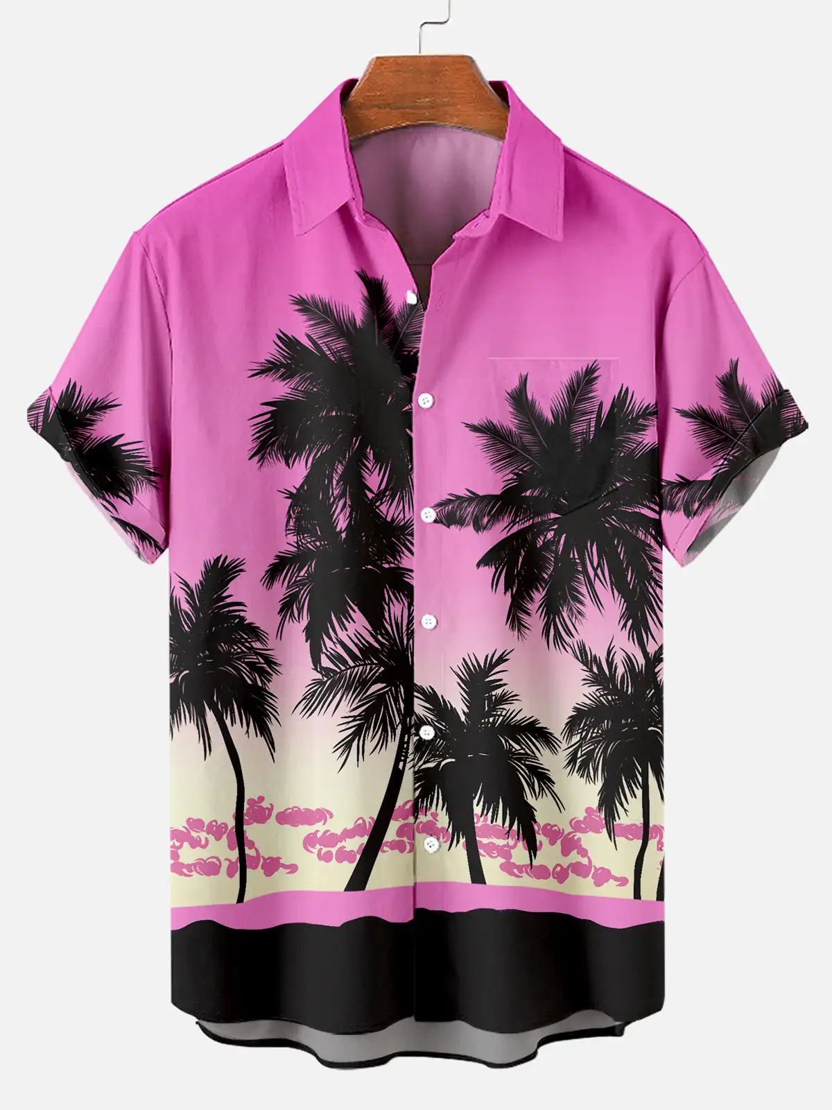 Men's Hawaiian Palm Tree Pattern Shirt Summer Fashion Tops Vacation Men's Beach Short Sleeve Casual Lapel Button Outdoors Shirt
Men's Hawaiian Palm Tree Pattern Shirt Summer Fashion Tops Vacation Men's Beach Short Sleeve Casual Lapel Button Outdoors Shirt