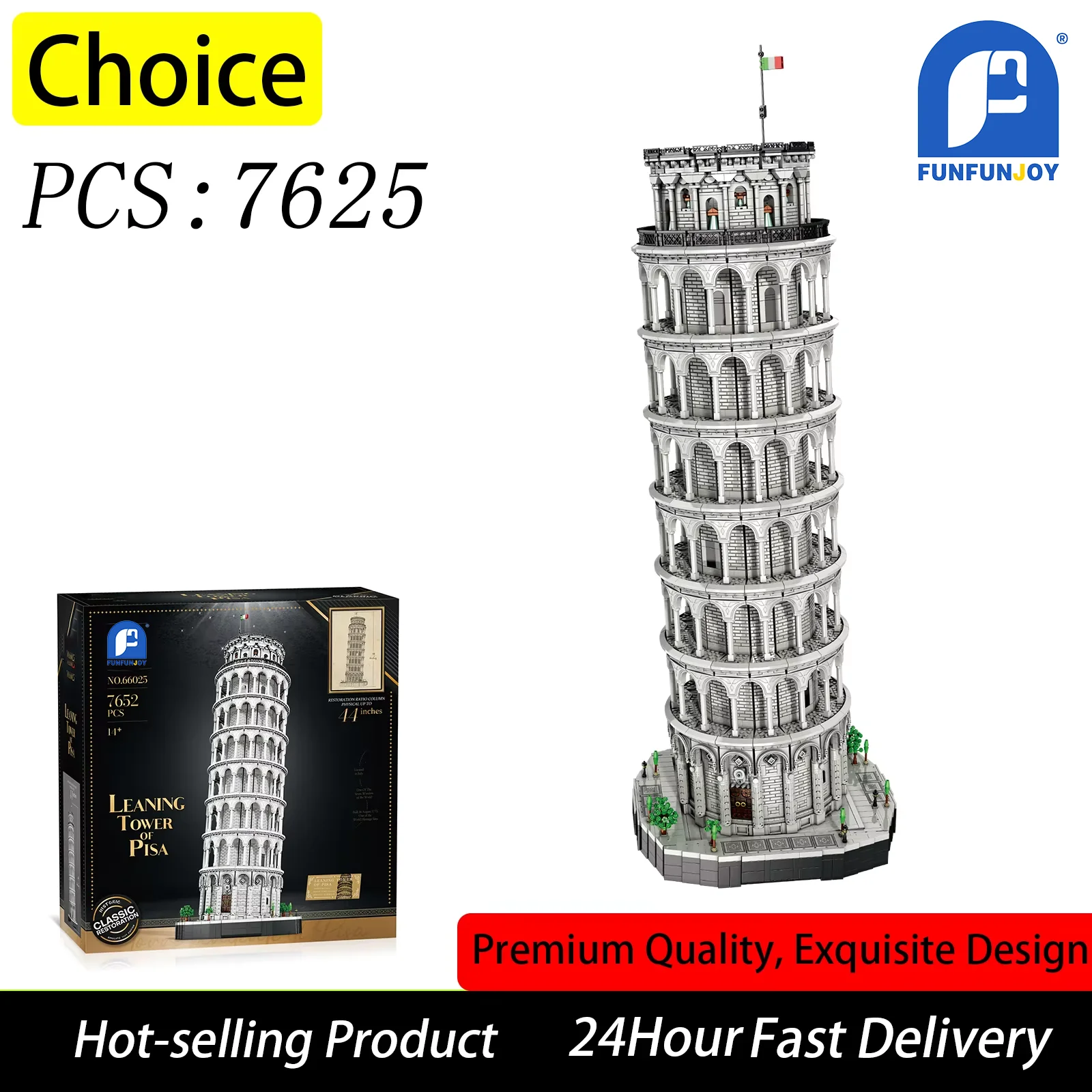 MOC 3395PCS Leaning Tower of Pisa Building Blocks Landmark Architecture Series Educational Toys Creative Bricks for Display
MOC 3395PCS Leaning Tower of Pisa Building Blocks Landmark Architecture Series Educational Toys Creative Bricks for Display