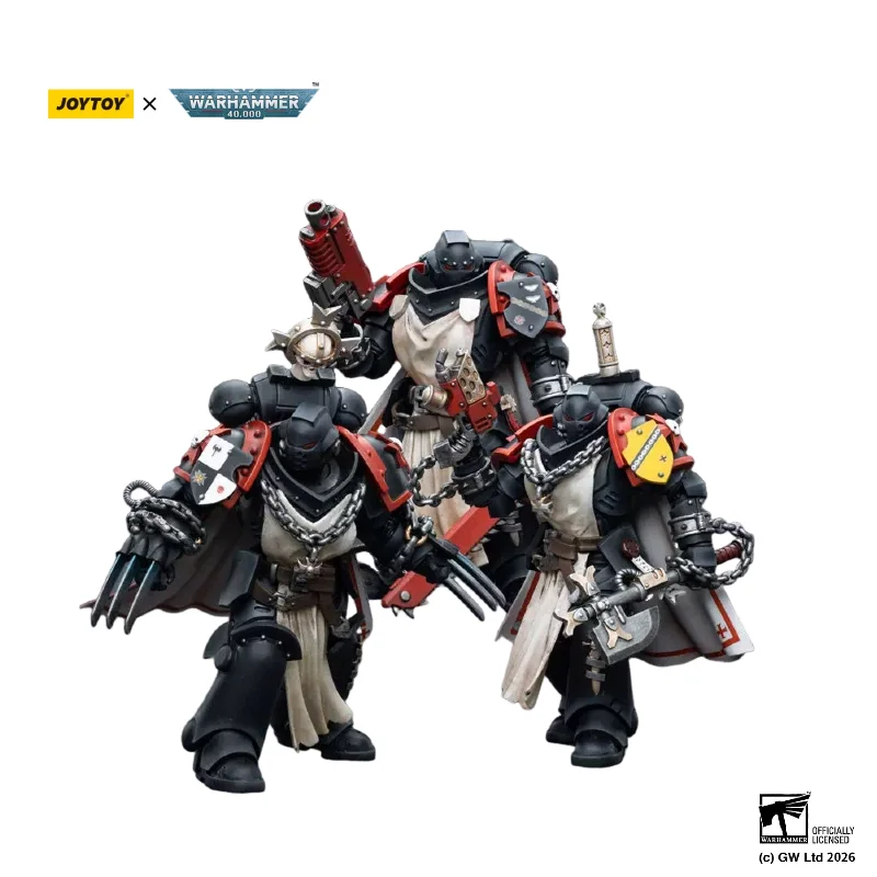 In Stock 1/18 JOYTOY Warhammer 40K Black Templars Primaris Sword Brethren Harmund Alberic Granbertus JT3846 Action Figures
In Stock 1/18 JOYTOY Warhammer 40K Black Templars Primaris Sword Brethren Harmund Alberic Granbertus JT3846 Action Figures