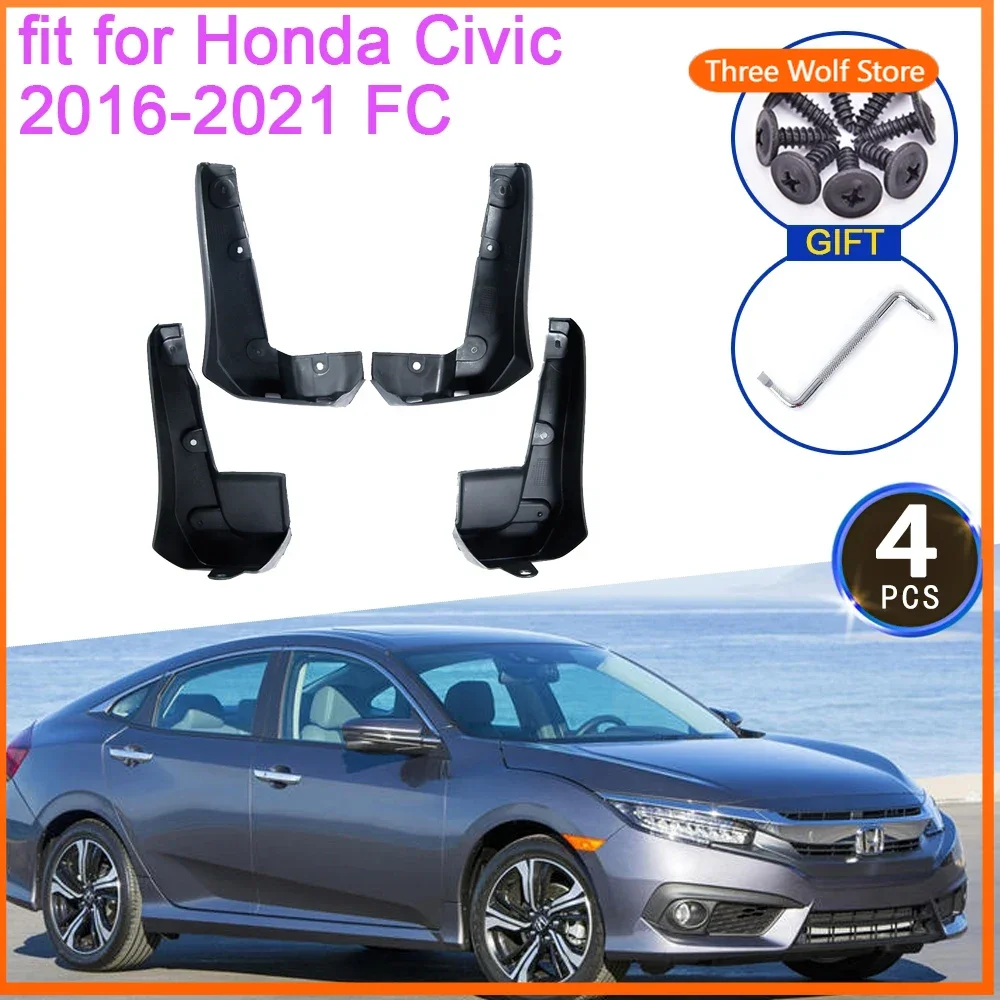 4x for Honda Civic 2016 2017 2018 2019 2020 2021 FC Mud Flaps Mudguards Fender Splash Front Rear Wheels Car Styling Accessories
4x for Honda Civic 2016 2017 2018 2019 2020 2021 FC Mud Flaps Mudguards Fender Splash Front Rear Wheels Car Styling Accessories