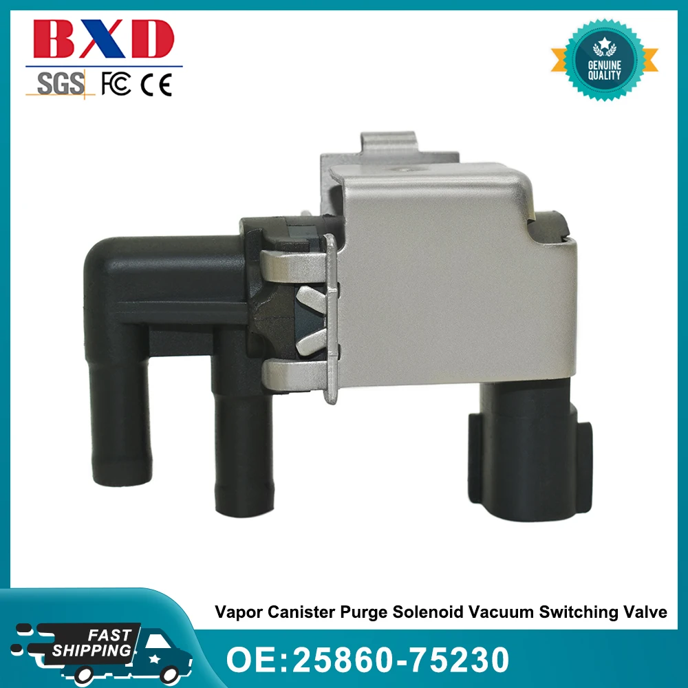 OEM 25860-75230 25860 75230 2586075230 Электромагнитный вакуумный переключающий клапан продувки канистры пара для Tamarta Tacoma 2004, автомобильные детали
OEM 25860-75230 25860 75230 2586075230 Электромагнитный вакуумный переключающий клапан продувки канистры пара для Tamarta Tacoma 2004, автомобильные детали