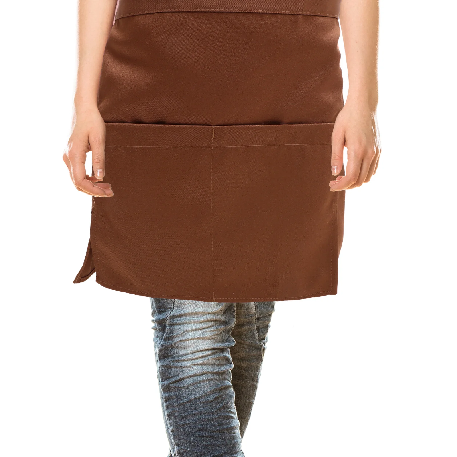 Short Apron Women Half Waist Pockets Polyester Machine Washable Gardening Baking Cooking Serving Maid Costumes Home
Short Apron Women Half Waist Pockets Polyester Machine Washable Gardening Baking Cooking Serving Maid Costumes Home