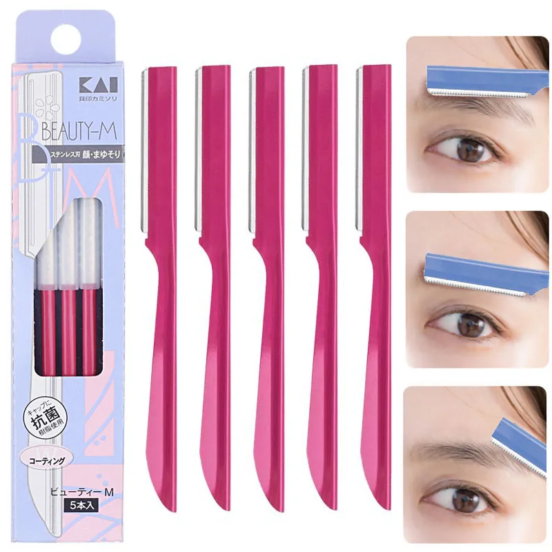 Alwafore Five Pieces Of Decorative Eyebrow Knife Unisex Makeup Tool Anti-scratch Beginner Safe Type Manual Eyebrow Scraper
Alwafore Five Pieces Of Decorative Eyebrow Knife Unisex Makeup Tool Anti-scratch Beginner Safe Type Manual Eyebrow Scraper