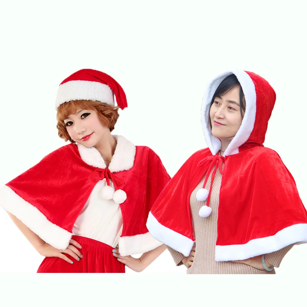 New Year Winter Red Velvet Cape Cloak Christmas Women, Party Costumes Dress Red Cape Autumn Winter Windproof Xmas Cape
New Year Winter Red Velvet Cape Cloak Christmas Women, Party Costumes Dress Red Cape Autumn Winter Windproof Xmas Cape