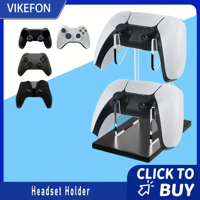 Headset Holder Desk Mount Controller Suitable for PS5 PS4 Switch Pro Xbox Elite Dual Layer Game Console Handle Universal Bracket
Headset Holder Desk Mount Controller Suitable for PS5 PS4 Switch Pro Xbox Elite Dual Layer Game Console Handle Universal Bracket
