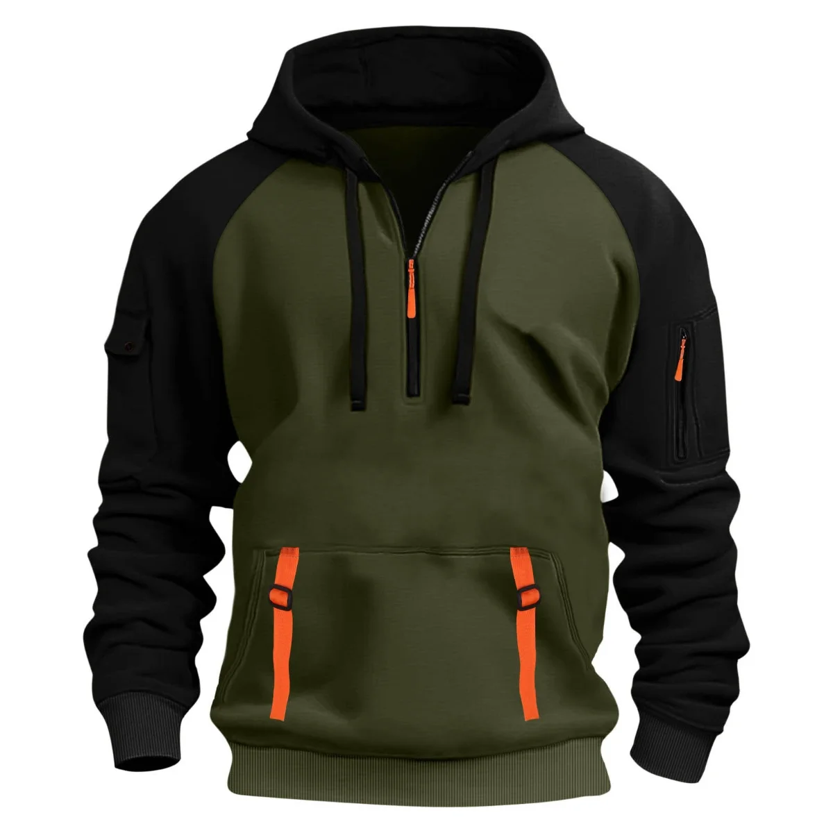 Men's Casual Jacket Street Style Fluorescent Zipper Loose Large Pocket Fashionable Sports Hoodie Fall/Winter Collection
Men's Casual Jacket Street Style Fluorescent Zipper Loose Large Pocket Fashionable Sports Hoodie Fall/Winter Collection