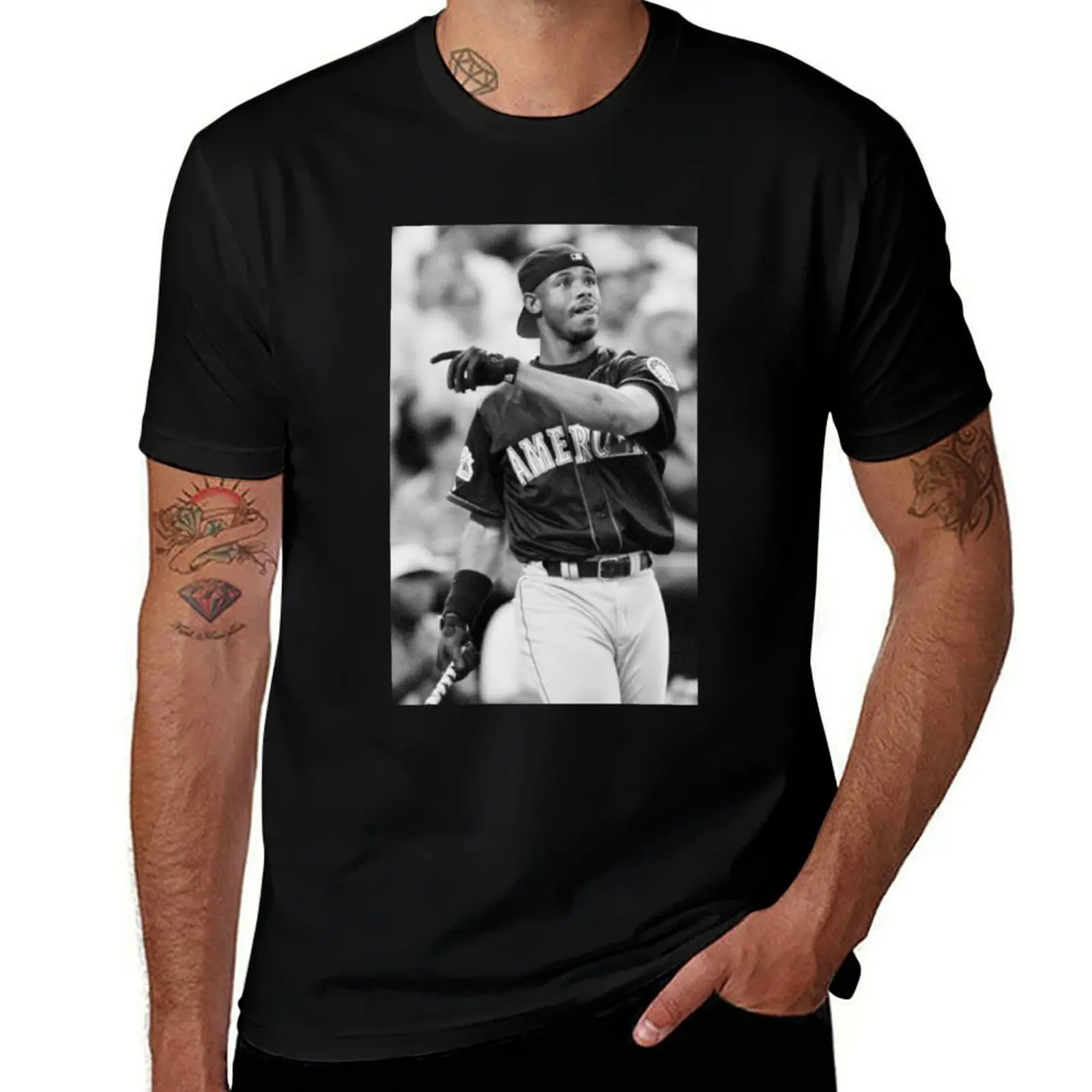 Ken Griffey Jr T-Shirt graphic t shirt vintage plus sizes summer top tees T-shirts for men cotton
Ken Griffey Jr T-Shirt graphic t shirt vintage plus sizes summer top tees T-shirts for men cotton