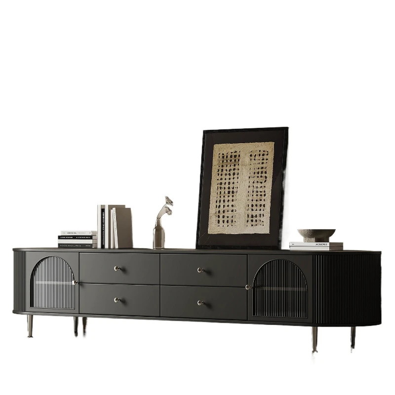 Тумба под телевизор в стиле ретро, кремовая, черная, из массива дерева, напольная, современная, простая
Тумба под телевизор в стиле ретро, кремовая, черная, из массива дерева, напольная, современная, простая