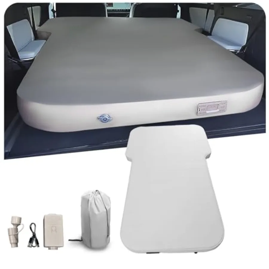 Air Mattress Compatible with R1S Camping Bed Rear Trunk Inflatable Bed Cushion Mattress fit for Rivian with Electric Pump for R
Air Mattress Compatible with R1S Camping Bed Rear Trunk Inflatable Bed Cushion Mattress fit for Rivian with Electric Pump for R
