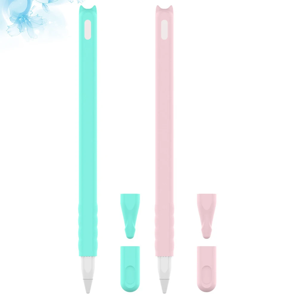 2pcs Silica Gel Pen Cover Cap Case for 2nd-gen Pencil Cat Design Compatible Cartoon Sleeve Non-Toxic Durable Touch Pen
2pcs Silica Gel Pen Cover Cap Case for 2nd-gen Pencil Cat Design Compatible Cartoon Sleeve Non-Toxic Durable Touch Pen