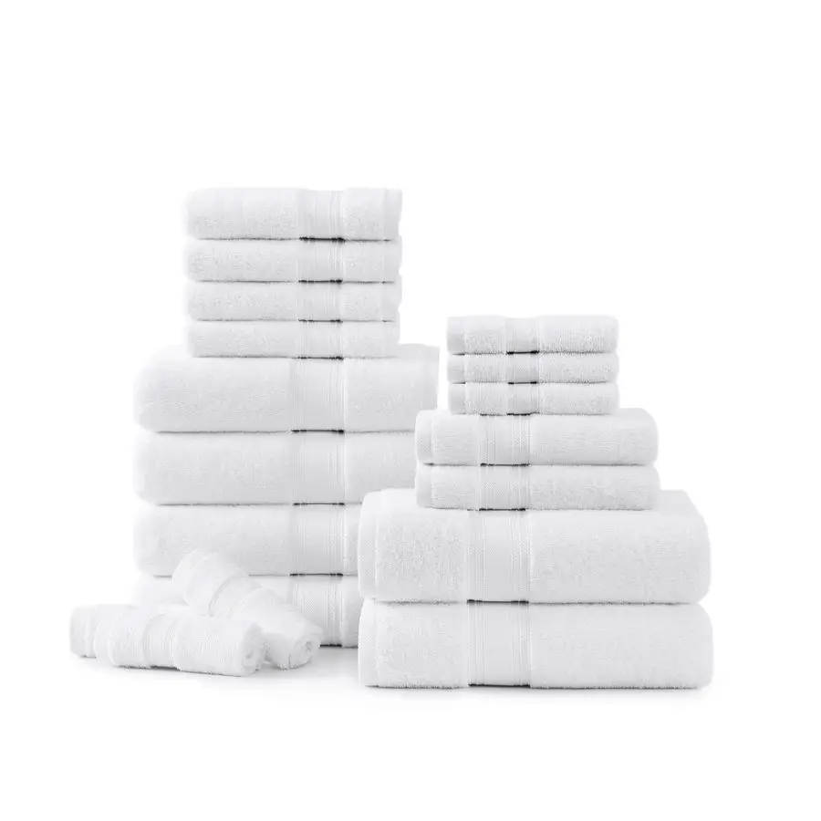 Towel Set of 18 Premium 100 Cotton, Zero Twist, 6 Large Bath Towel, 6 Hand Towels amp 6 Wash Cloths, Quick Dry amp LongLasting,
Towel Set of 18 Premium 100 Cotton, Zero Twist, 6 Large Bath Towel, 6 Hand Towels amp 6 Wash Cloths, Quick Dry amp LongLasting,
