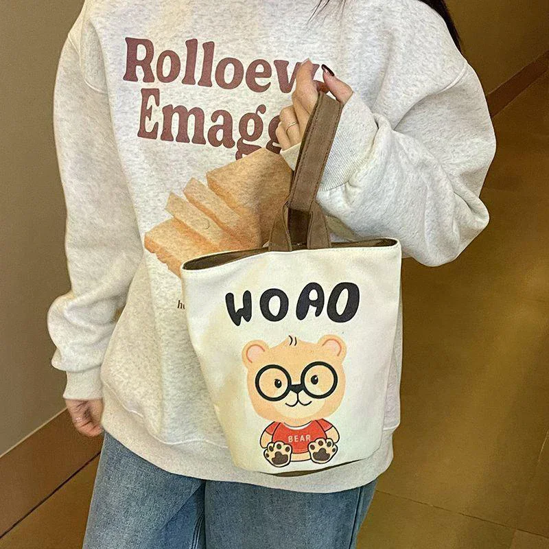 2025 Portable Bucket Bag Hand-carrying Out Ins Canvas Bag Cute Girl Mobile Phone Female Bag
2025 Portable Bucket Bag Hand-carrying Out Ins Canvas Bag Cute Girl Mobile Phone Female Bag