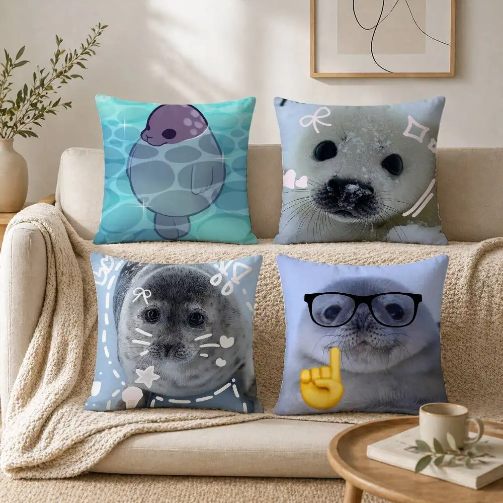 Seal Sea Cute Pillow Case for Sofa Living Room Home office Decor Protective Cover
Seal Sea Cute Pillow Case for Sofa Living Room Home office Decor Protective Cover