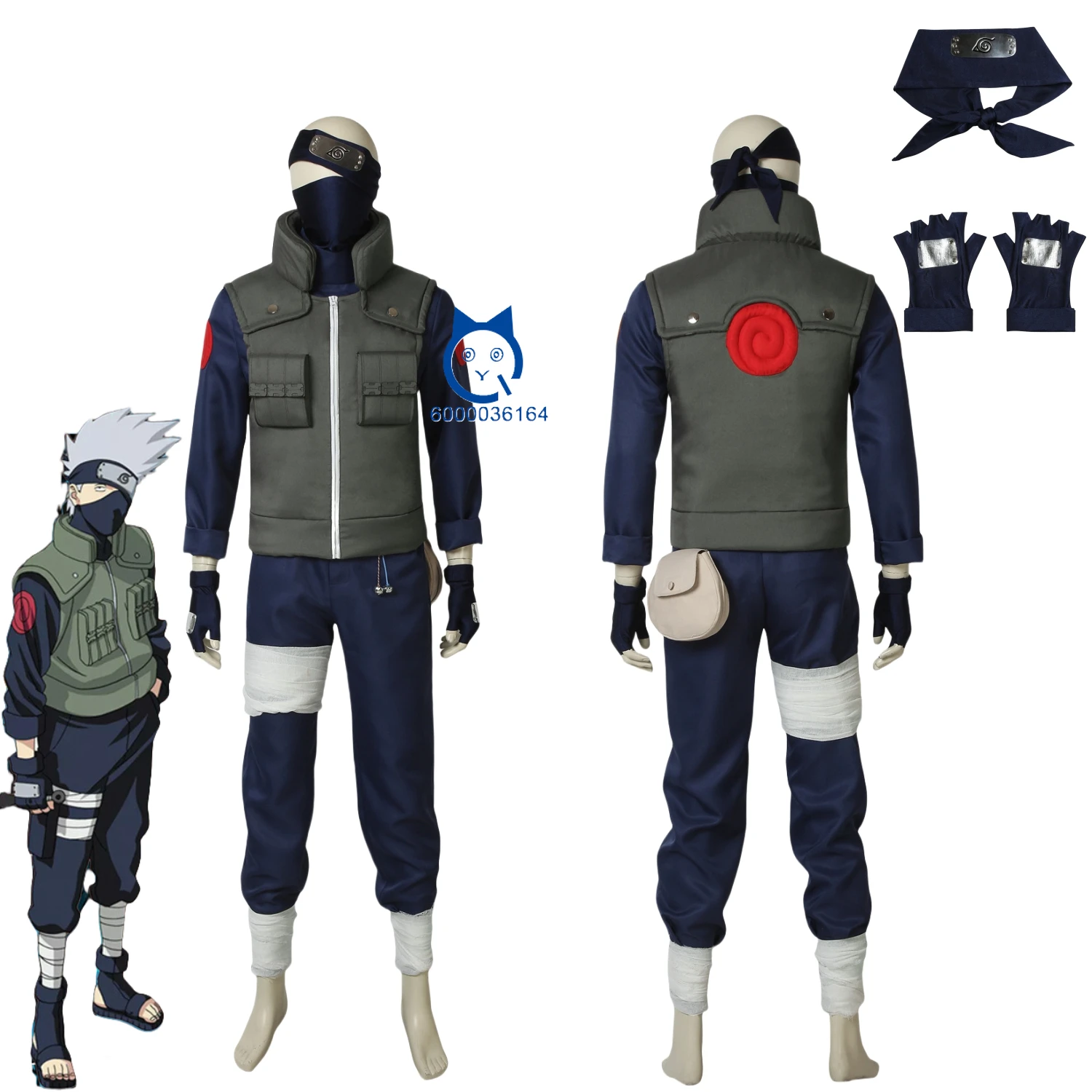 Hot Manga Hatake Kakashi Cosplay Costume High Quality Anime Clothes for Men Role Play Outfit Halloween Party Comic Con Uniform
Hot Manga Hatake Kakashi Cosplay Costume High Quality Anime Clothes for Men Role Play Outfit Halloween Party Comic Con Uniform