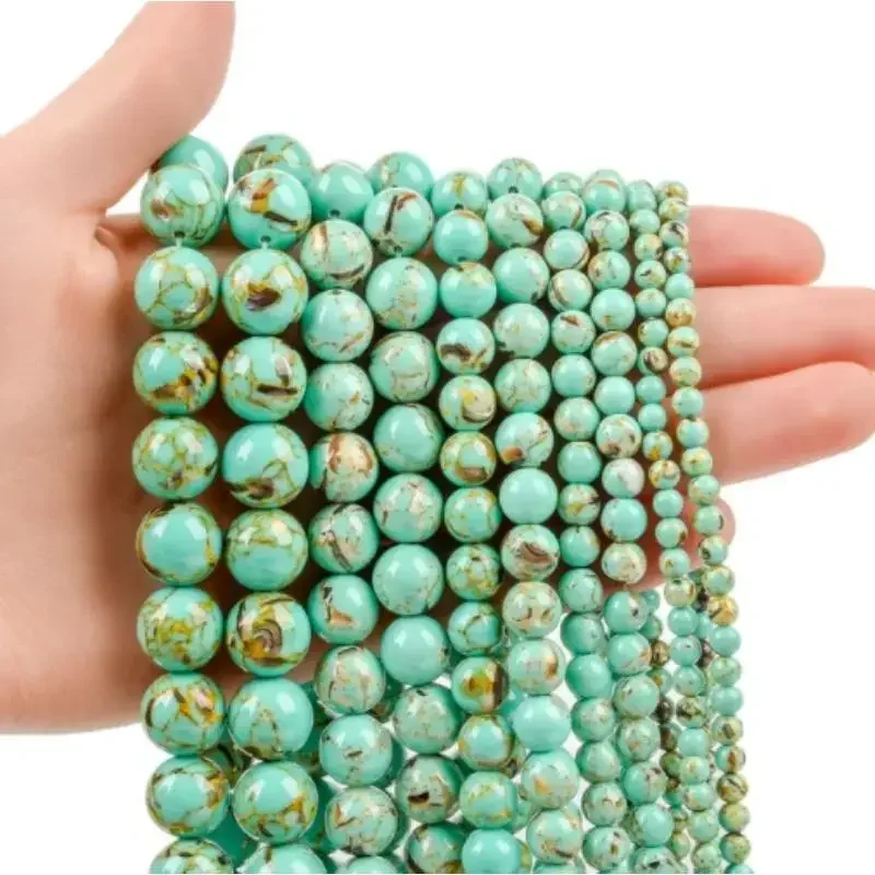 Fashion Natural Stone Synthetic shell Charm Loose Bead DIY Round Beads Jewelry Accessories
Fashion Natural Stone Synthetic shell Charm Loose Bead DIY Round Beads Jewelry Accessories