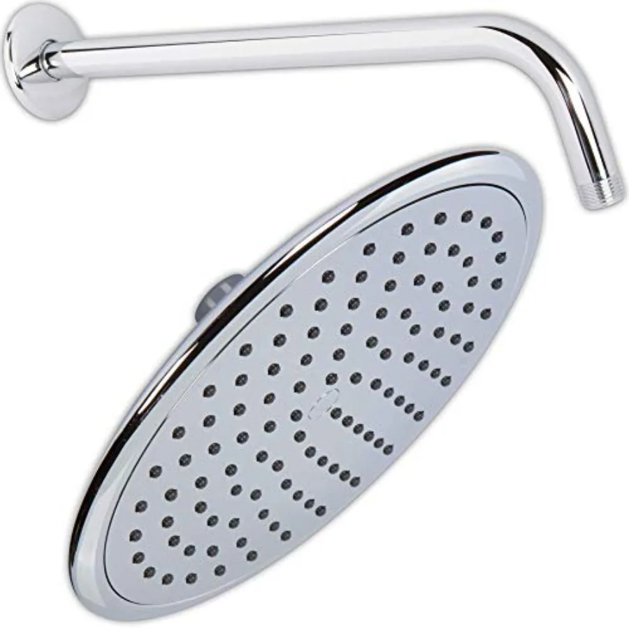 Waterfall Shower Head And Arm - 9 Inch Large Luxury Rain Showerhead For High Flow Overhead Showers With 12 Inch Stainless Steel
Waterfall Shower Head And Arm - 9 Inch Large Luxury Rain Showerhead For High Flow Overhead Showers With 12 Inch Stainless Steel