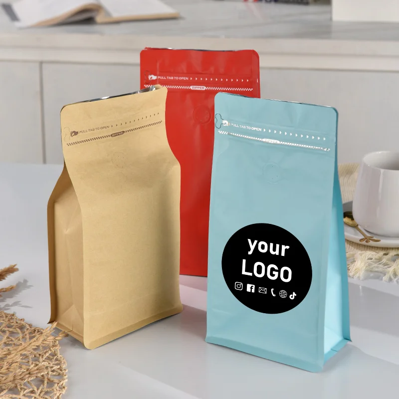 50 high-quality flat bottomed bags, bags with valves and zippers, aluminum foil packaging bags, storage bags. Gift bag
50 high-quality flat bottomed bags, bags with valves and zippers, aluminum foil packaging bags, storage bags. Gift bag