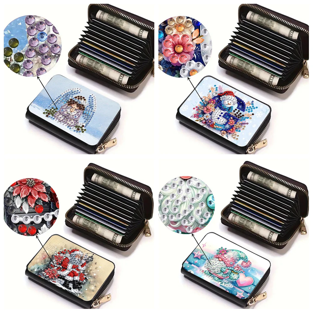 1 шт./компл. DIY Рождественская алмазная живопись кошелек для кредитных карт, компактный кошелек, держатели для карточек с бриллиантами для ежедневного использования, рождественские подарки
1 шт./компл. DIY Рождественская алмазная живопись кошелек для кредитных карт, компактный кошелек, держатели для карточек с бриллиантами для ежедневного использования, рождественские подарки