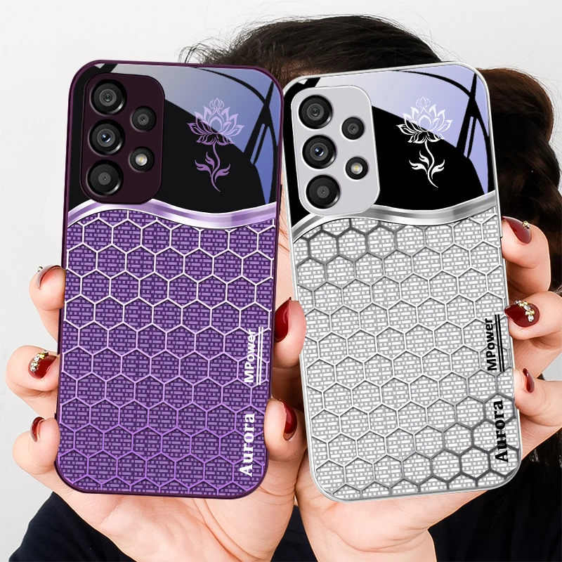 White Honeycomb Grid For Samsung Galaxy S23 U Ltra 24 Plus S20 21 FE S25 Ultra A70 A72 73 51 52 53 Tempered Glass Phone Case
White Honeycomb Grid For Samsung Galaxy S23 U Ltra 24 Plus S20 21 FE S25 Ultra A70 A72 73 51 52 53 Tempered Glass Phone Case