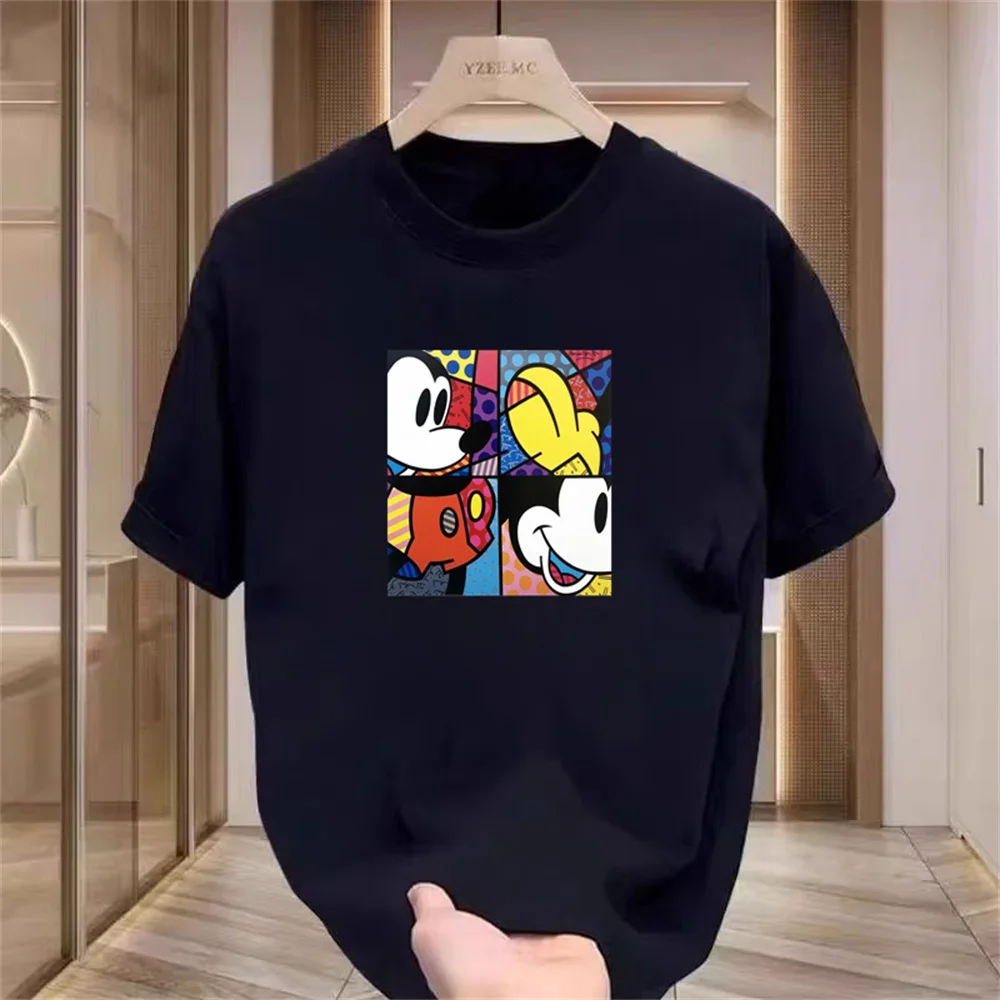 Summer Luxury Men's Fashion Disney Mickey Print Children's T-shirt Pure Cotton Crew-neck Casual Trend Y2K High-end High Quality
Summer Luxury Men's Fashion Disney Mickey Print Children's T-shirt Pure Cotton Crew-neck Casual Trend Y2K High-end High Quality