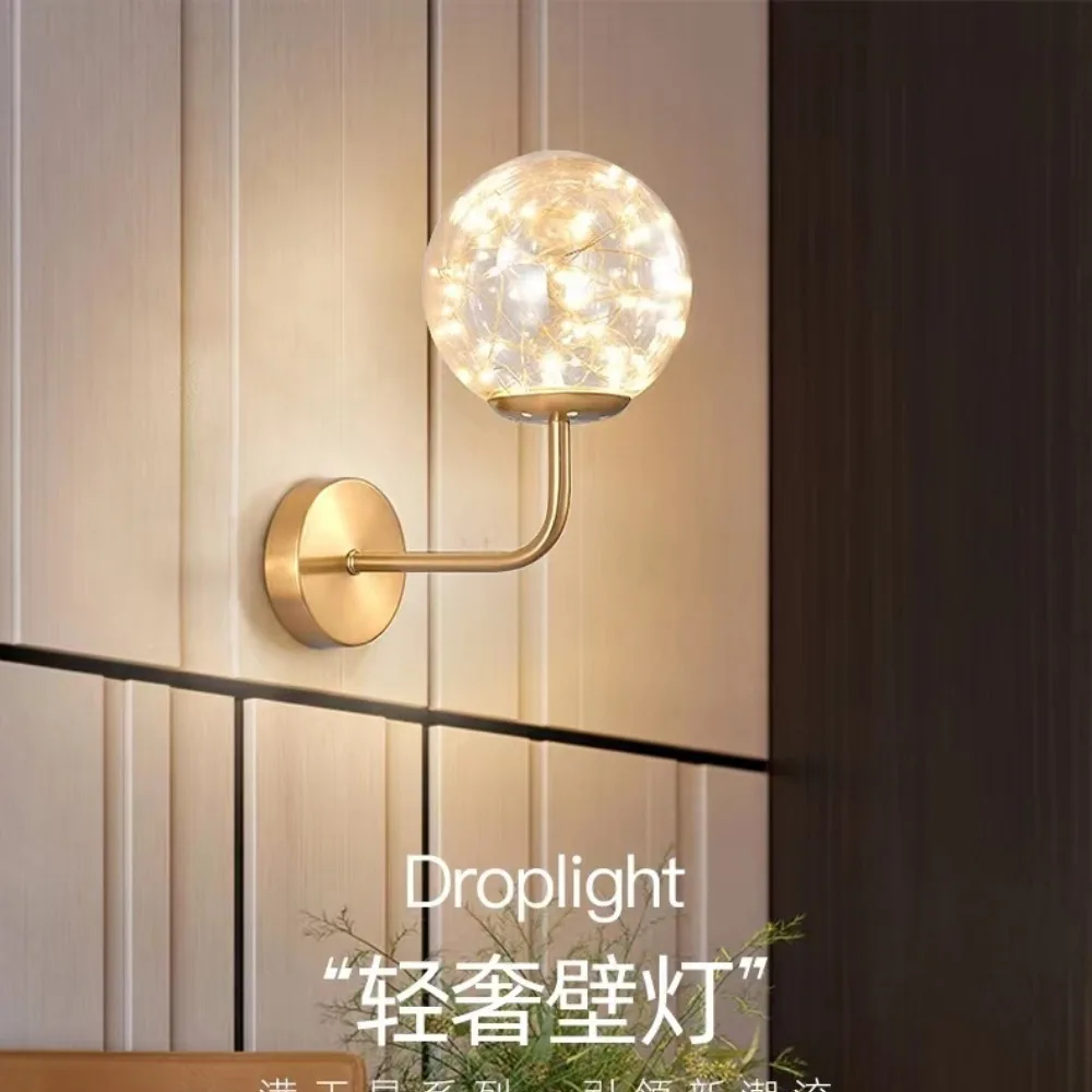 Wall Lamp Nordic Simple Interior Round Glass Copper Iron Plated Single Head Living Room Bedroom Bedside Wall Light Sconces
Wall Lamp Nordic Simple Interior Round Glass Copper Iron Plated Single Head Living Room Bedroom Bedside Wall Light Sconces