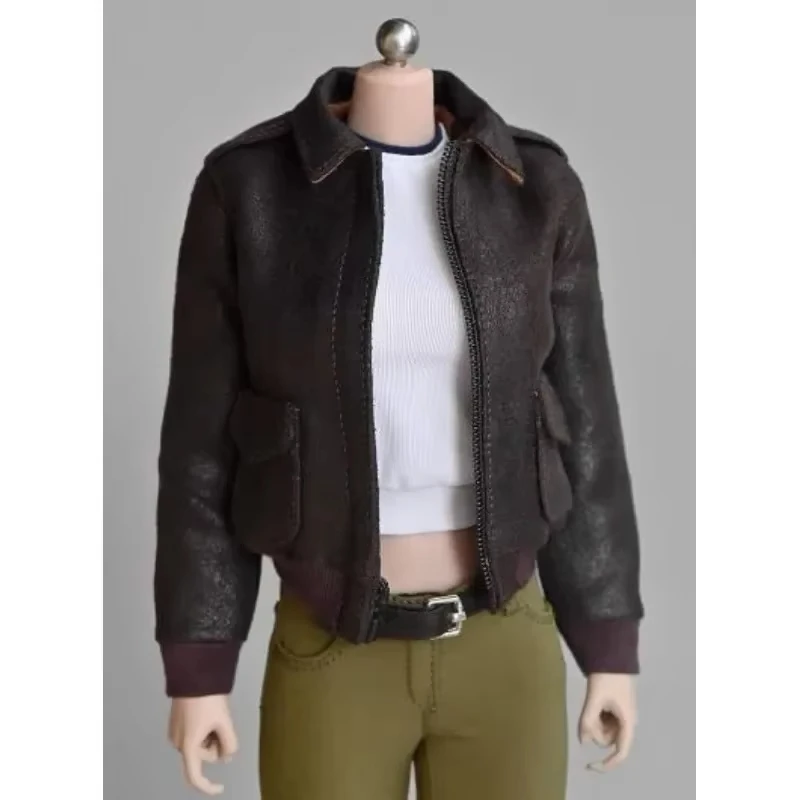 Pu Leather 1/6 Scale Flight Jacket Pu Leather Coat Clothes Model for 12'' Female Soldier Action Figures Toys Gift Collections
Pu Leather 1/6 Scale Flight Jacket Pu Leather Coat Clothes Model for 12'' Female Soldier Action Figures Toys Gift Collections