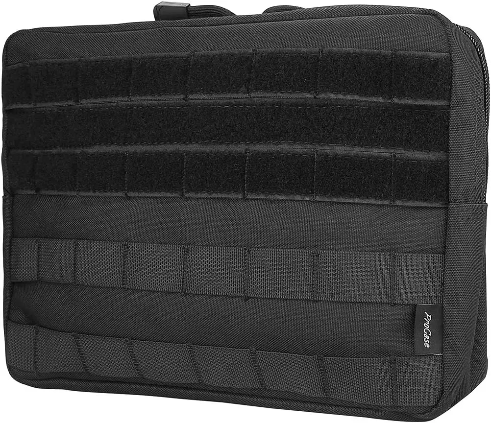 Tactical Admin Molle Pouch, Horizontal Multi-Purpose Utility Bag for Magazine, Flashlight, Map & Small Tools, Outdoor Activities - Black
Tactical Admin Molle Pouch, Horizontal Multi-Purpose Utility Bag for Magazine, Flashlight, Map & Small Tools, Outdoor Activities - Black