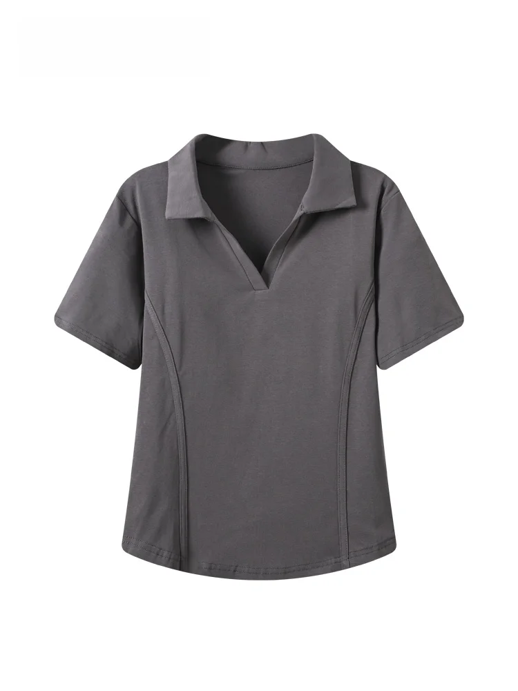 plus Size Women's Short Sleeve T-Shirt V-Neck Slimming Summer Top Korean Style Regular Fit Polyester Fiber Casual Wear
plus Size Women's Short Sleeve T-Shirt V-Neck Slimming Summer Top Korean Style Regular Fit Polyester Fiber Casual Wear