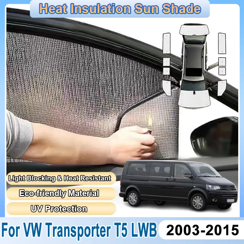 For Volkswagen VW Transporter T5 Caravelle Multivan LWB 2003~2015 Car Sunshade Light Blocking Curtains Stickers Auto Accessories
For Volkswagen VW Transporter T5 Caravelle Multivan LWB 2003~2015 Car Sunshade Light Blocking Curtains Stickers Auto Accessories