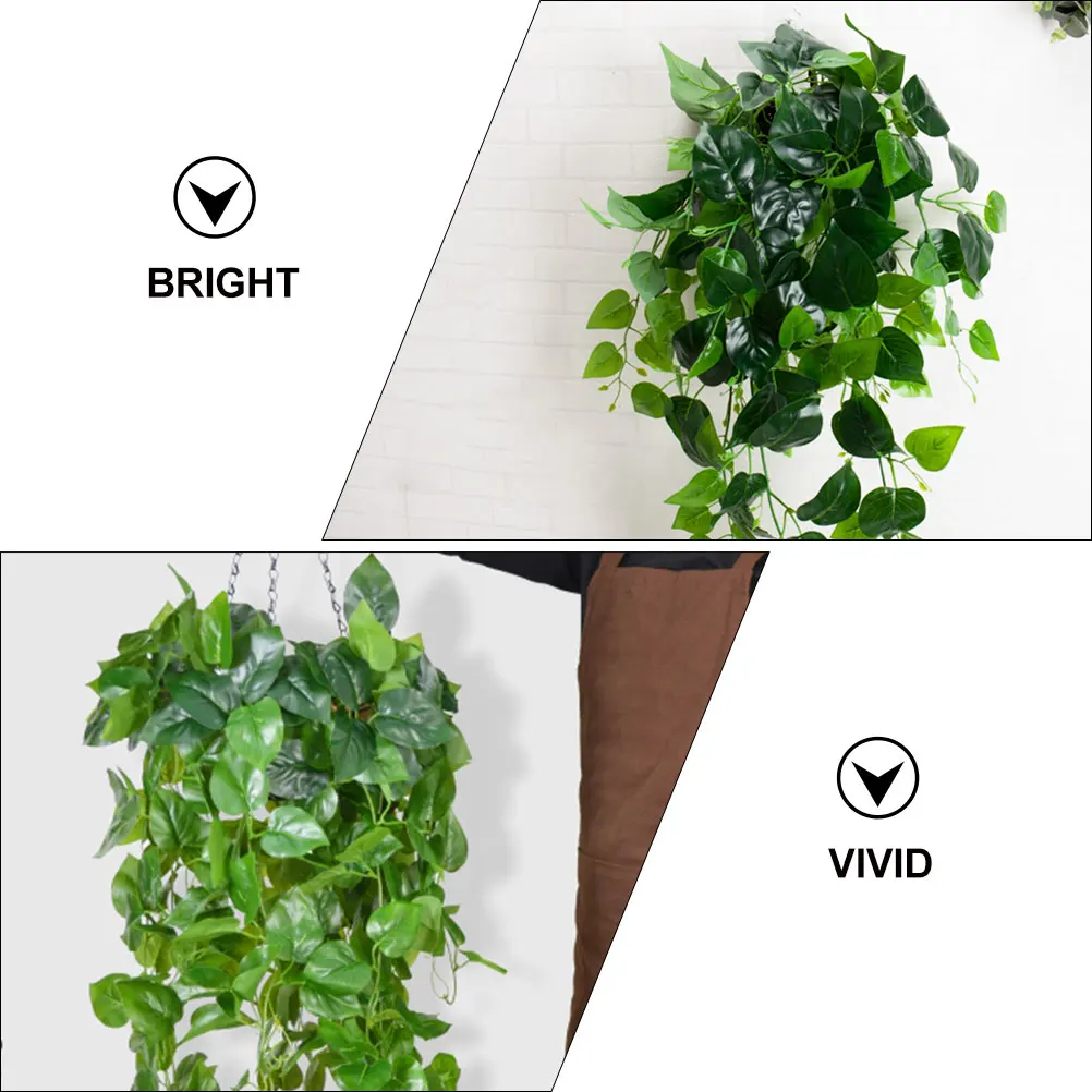 2Pcs Simulation Rattan Hanging Plant Decor Artificial Green Leaves Wall Basket Planter Home Party Decoration Gift
2Pcs Simulation Rattan Hanging Plant Decor Artificial Green Leaves Wall Basket Planter Home Party Decoration Gift