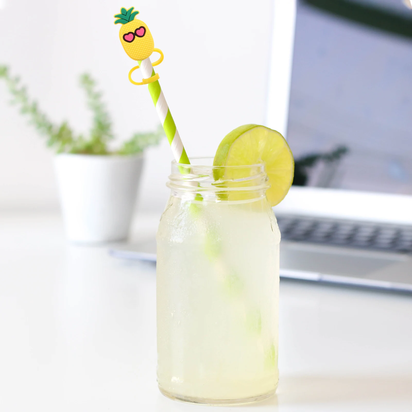 10pcs Pineapple Toppers PVC Drinking Straw Covers Splash Proof Reusable Straws Decorative Stopper for Outdoor Activity Cute
10pcs Pineapple Toppers PVC Drinking Straw Covers Splash Proof Reusable Straws Decorative Stopper for Outdoor Activity Cute