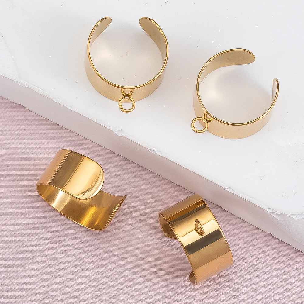 10pcs Stainless Steel Open Adjustable Rings 6mm 10mm U-shaped Open Loop Rings for DIY Jewelry Making Earrings Accessories
10pcs Stainless Steel Open Adjustable Rings 6mm 10mm U-shaped Open Loop Rings for DIY Jewelry Making Earrings Accessories