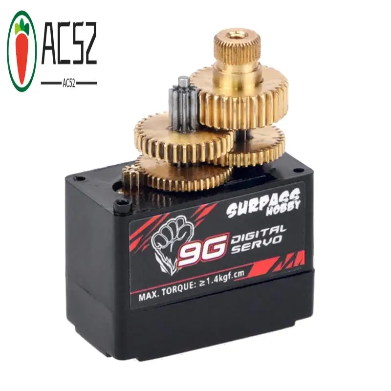 AC52-SURPASS HOBBY 12PCS S0009M 9G Digital Servos Metal Gear Servo 1.4KG Steering Gear For RC Cars Parts Airplane Boat Ship Plan
AC52-SURPASS HOBBY 12PCS S0009M 9G Digital Servos Metal Gear Servo 1.4KG Steering Gear For RC Cars Parts Airplane Boat Ship Plan