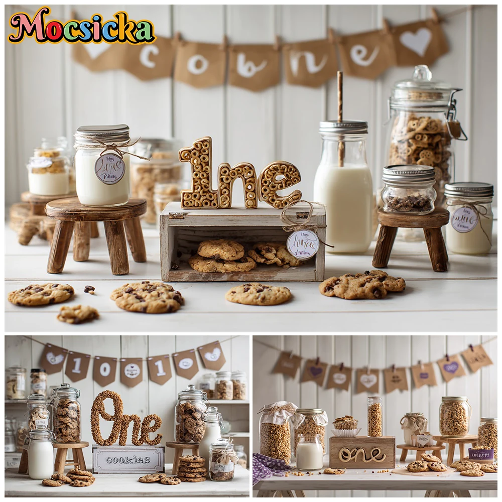 Mocsicka Cookie Milk Photography Backdrop Cake Smash Background Kid Baby Shower 1st Birthday Food Photoshoot Studio Props Banner
Mocsicka Cookie Milk Photography Backdrop Cake Smash Background Kid Baby Shower 1st Birthday Food Photoshoot Studio Props Banner