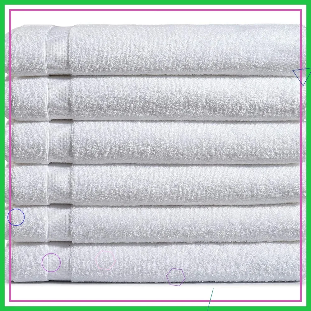 Набор из 6 премиальных банных полотенец, 54x27 дюймов, 600 GSM, 100% хлопок, легкие, быстросохнущие, для отелей, спа-салонов и ванных комнат
Набор из 6 премиальных банных полотенец, 54x27 дюймов, 600 GSM, 100% хлопок, легкие, быстросохнущие, для отелей, спа-салонов и ванных комнат